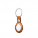 Apple AirTag Leather Key Ring - стилен оригинален ключодържател от естествена кожа за Apple AirTag (кафяв) 3