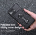 Nillkin CamShield Armor Pro Hard Case - хибриден удароустойчив кейс с пръстен против изпускане за iPhone 14 Pro (черен) 3