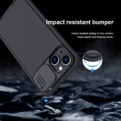 Nillkin CamShield Pro Magnetic Hard Case - хибриден удароустойчив кейс с MagSafe за iPhone 14 Plus (черен) 3