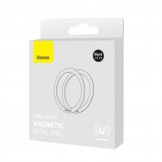 Baseus Halo Series MagSafe Magnetic Ring (PCCH000001) (2 pcs.) (black) 17