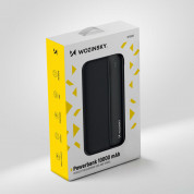 Wozinsky Power Bank 10000 mAh - преносима външна батерия с 2xUSB-A изходи за зареждане на мобилни устройства (черен) 9