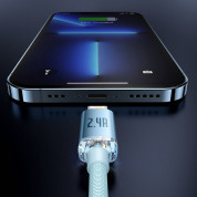 Baseus Crystal Shine USB-A to Lightning Cable 12W (CAJY001103) (120 cm) (blue) 8