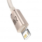 Baseus Crystal Shine USB-A to Lightning Cable 12W (CAJY001104) - USB-A към Lightning кабел за Apple устройства с Lightning порт (120 см) (розов) 1