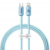 Baseus Crystal Shine USB-C to Lightning Cable PD 20W (CAJY001303) (120 cm) (blue)