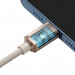 Baseus Crystal Shine USB-C to Lightning Cable PD 20W (CAJY001304) - USB-C към Lightning кабел за Apple устройства с Lightning порт (120 см) (розов) 6
