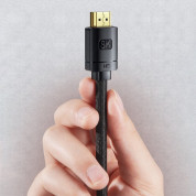 Baseus High Definition Series HDMI 2.1, 8K 60Hz Cable - високоскоростен 8K HDMI към HDMI кабел (50 см) (черен) 8