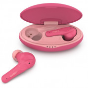 Belkin Soundform Nano Kids TWS Earphones - подходящи за деца безжични блутут слушалки със зареждащ кейс (розов)
