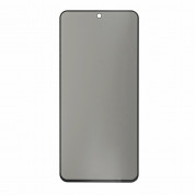 Prio 3D Anti-Spy Full Screen Curved Tempered Glass - калено стъклено защитно покритие с определен ъгъл на виждане за дисплея на Samsung Galaxy S21 FE 5G (черен-прозрачен)