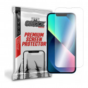 GrizzGlass Hydrogel Screen Protector Set - хибридно защитно покритие за дисплея на iPhone 13 (прозрачен)