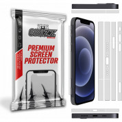 GrizzGlass Satinside Matte Frame Film Protector Set - 2 броя матирани защитни покрития за страничната част на iPhone 13 (прозрачен-мат)