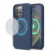 Elago Soft Silicone MagSafe Case - силиконов (TPU) калъф с MagSafe за iPhone 14 Pro (тъмносин) 1