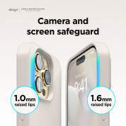 Elago Soft Silicone MagSafe Case - силиконов (TPU) калъф с MagSafe за iPhone 14 Pro (тъмносин) 2
