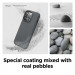 Elago Pebble Case - удароустойчив силиконов (TPU) калъф за iPhone 14 Pro (тъмносив) 3