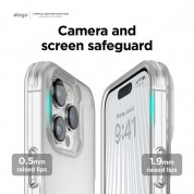 Elago Buckler Case - хибриден удароустойчив кейс с за iPhone 14 Pro (прозрачен-мат) 3