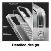 Elago Buckler Case - хибриден удароустойчив кейс с за iPhone 14 Pro (прозрачен-мат) 4