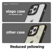 Elago Dual Case - хибриден удароустойчив кейс с за iPhone 14 Pro (прозрачен-бял) 3