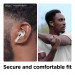 Elago AirPods 3 Basic Silicone Pouch Case with Earbuds Hooks - силиконов калъф с карабинер и силиконови накрайници за Apple AirPods 3 (бял-фосфор) 4