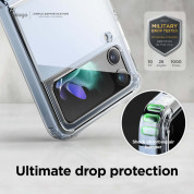 Elago Hybrid Case - хибриден удароустойчив кейс с за Samsung Galaxy Z Flip 4 (прозрачен) 5