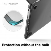 Elago Slim Case - предпазен поликарбонатов кейс за Apple MacBook Pro 14 M1 (2021), MacBook Pro 14 M2 (2023) (тъмносив) 3