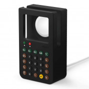 Elago W8 Watch Stand - силиконова винтидж поставка с формата на калкулатор за Apple Watch (черна) 1