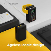 Elago W8 Watch Stand - силиконова винтидж поставка с формата на калкулатор за Apple Watch (черна) 6