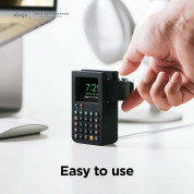 Elago W8 Watch Stand - силиконова винтидж поставка с формата на калкулатор за Apple Watch (черна) 8