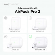 Elago AirPods Pro 2 Hang Silicone Case - силиконов калъф за AirPods Pro 2 (тъмносив) 8