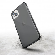 Raptic Clear TPU Case - удароустойчив силиконов (TPU) калъф за iPhone 14 (черен-прозрачен) 1