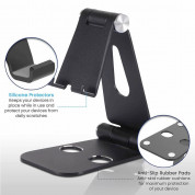 Universal Foldable Phone Stand (black) 1