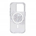 CaseMate Karat Touch MagSafe Case - дизайнерски удароустойчив кейс с истински перли и MagSafe за iPhone 14 Pro (прозрачен) 5