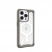 Urban Armor Gear Plyo MagSafe Case - удароустойчив хибриден кейс за iPhone 14 Pro (черен-прозрачен) 6