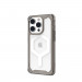 Urban Armor Gear Plyo MagSafe Case - удароустойчив хибриден кейс за iPhone 14 Pro (черен-прозрачен) 5