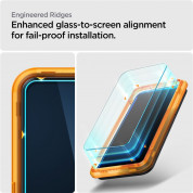 Spigen Glass.Tr Align Master Tempered Glass 2 Pack - 2 броя калени стъклени защитни покрития за дисплея на Samsung Galaxy A23 4G, Galaxy A23 5G (прозрачен) 8