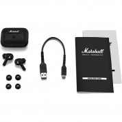 Marshall Motif A.N.C. TWS True Wireless Earphones - аудиофилски безжични слушалки със зареждащ кейс (черен) 7