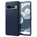 Spigen Liquid Air Case - силиконов (TPU) калъф с висока степен на защита за Google Pixel 7 Pro (син) 1