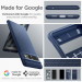 Spigen Liquid Air Case - силиконов (TPU) калъф с висока степен на защита за Google Pixel 7 Pro (син) 18