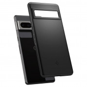 Spigen Thin Fit Case - качествен тънък матиран кейс за Google Pixel 7 Pro (черен) 8