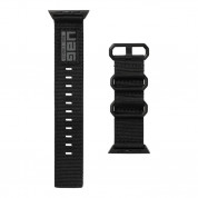 Urban Armor Gear Active Nato Eco Strap for Apple Watch 42mm, 44mm, 45mm, Ultra 49mm (graphite-black) 3