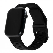 Urban Armor Gear Civilian New Strap - изключително здрава силиконова каишка за Apple Watch 42мм, 44мм, 45мм, Ultra 49мм (черен) 1