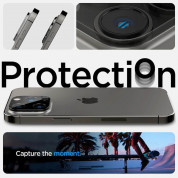 Spigen Optik Pro tR Ez Fit Lens Protector - комплект 2 броя предпазни стъклени протектора за камерата на iPhone 15 Pro, iPhone 15 Pro Max, iPhone 14 Pro, iPhone 14 Pro Max (черен) 10