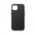 Mujjo Full Leather MagSafe Case - премиум кожен (естествена кожа) кейс с MagSafe за iPhone 15, iPhone 14, iPhone 13 (черен) 1