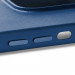 Mujjo Full Leather MagSafe Case - премиум кожен (естествена кожа) кейс с MagSafe за iPhone 14 Pro (син) 7