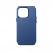 Mujjo Full Leather MagSafe Case - премиум кожен (естествена кожа) кейс с MagSafe за iPhone 14 Pro Max (син) 1