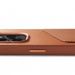 Mujjo Leather Wallet Case - премиум кожен (естествена кожа) кейс с джоб за кредитна карта за iPhone 14 Pro Max (кафяв) 8