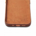 Mujjo Leather Wallet Case - премиум кожен (естествена кожа) кейс с джоб за кредитна карта за iPhone 14 Pro Max (кафяв) 10