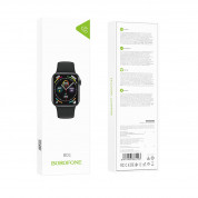 Borofone Smartwatch BD1 - смарт часовник с фунцция за измерване на пулса за iOS и Android (черен) 5