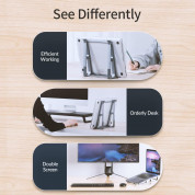 Orico Laptop Alluminum Stand (MA13-GY-BP) - ерногномична поставка за таблети, MacBook и лаптопи до 15.6 инча (тъмносив) 5