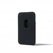 Mujjo MagWallet Leather Card Holder with MagSafe - кожен портфейл (джоб) за прикрепяне към iPhone с MagSafe (черен) 4