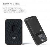 Mujjo MagWallet Leather Card Holder with MagSafe - кожен портфейл (джоб) за прикрепяне към iPhone с MagSafe (черен) 14