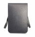 Guess Saffiano Triangle Logo Phone Bag - кожена чанта (портфейл) с презрамка (сив) 3